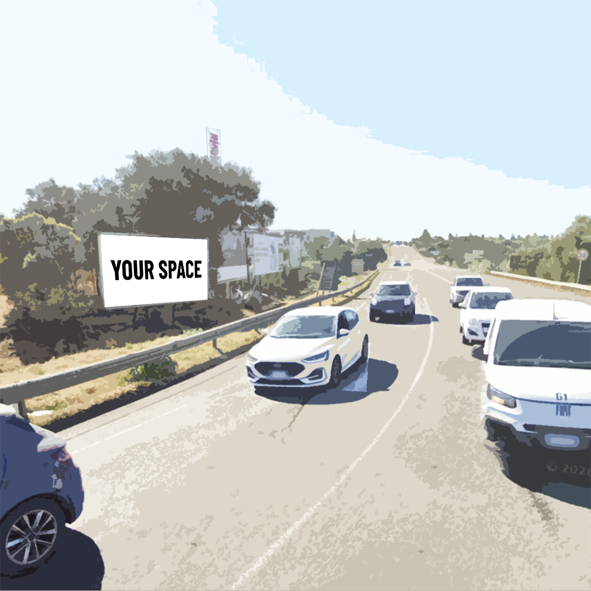 SPAZIO PUBBLICITARIO 600 x 300 Viale Monastir (SESTU) Dal 19/10/2026 al 01/11/2026 14 giorni